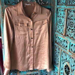 Derek Lam Rose Gold Long Sleeve Sz 4